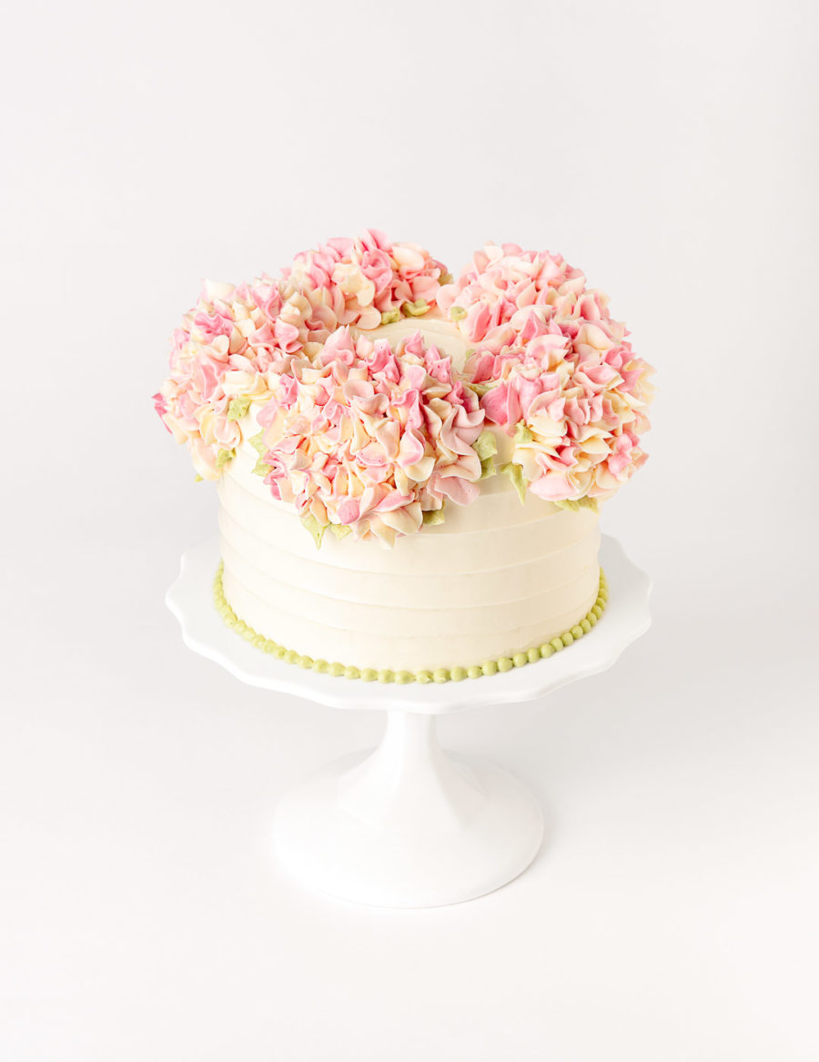 hydrangea cake1 hydrangea cake1