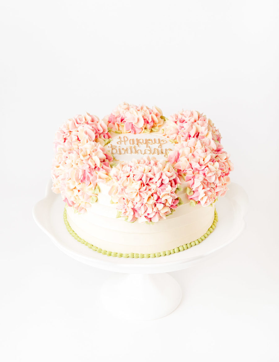 hydrangea cake3 hydrangea cake3