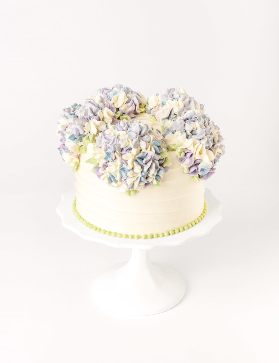 hydrangea cake4 hydrangea cake4
