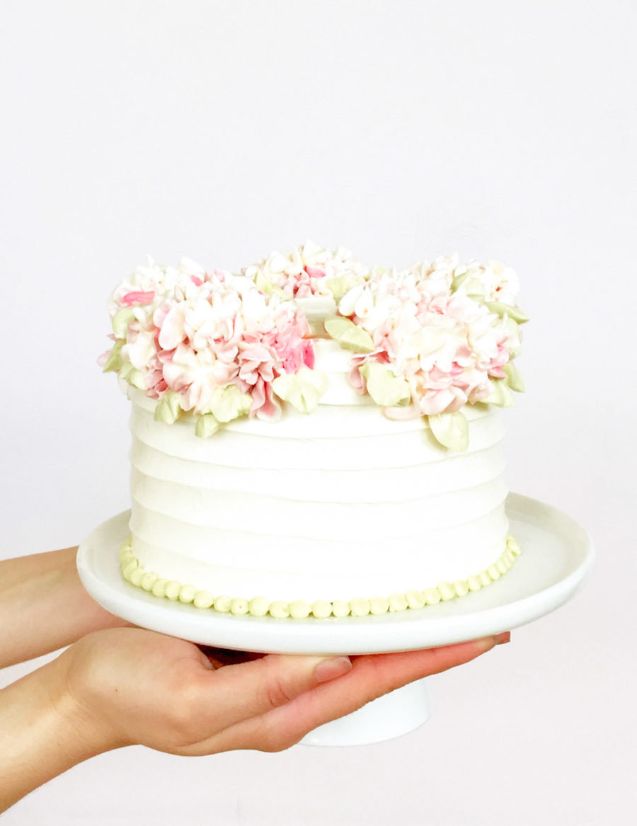 hydrangea cake6 hydrangea cake6
