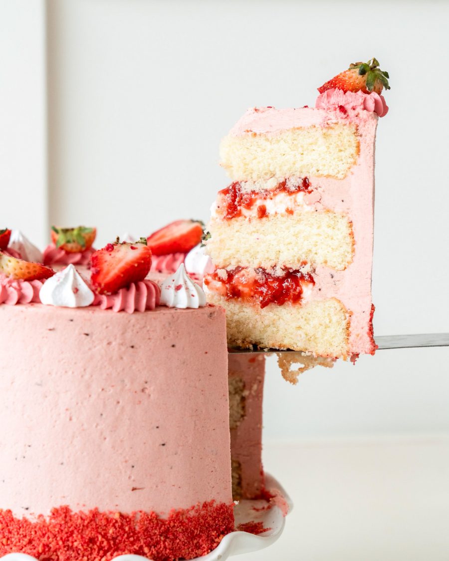 Strawberry Shortcake slice Strawberry Shortcake slice