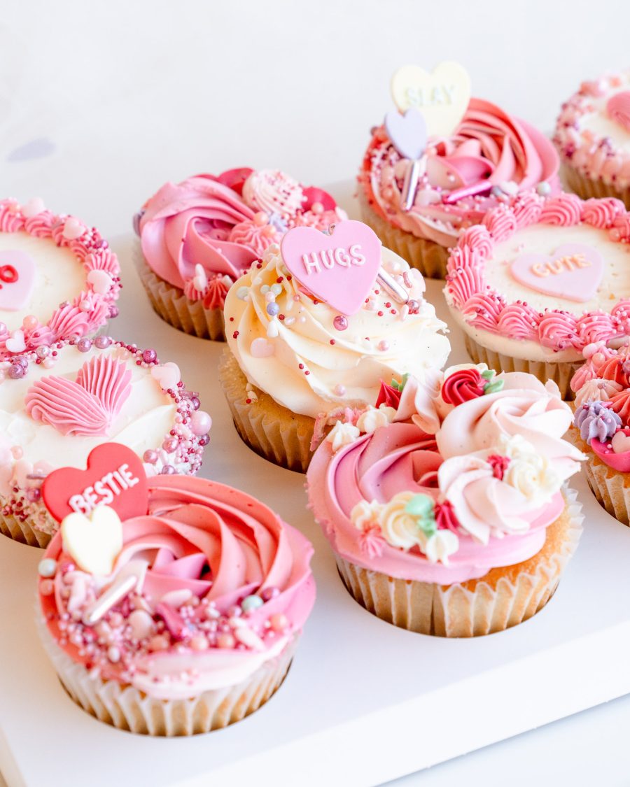 Pretty Valentines Cupcakes