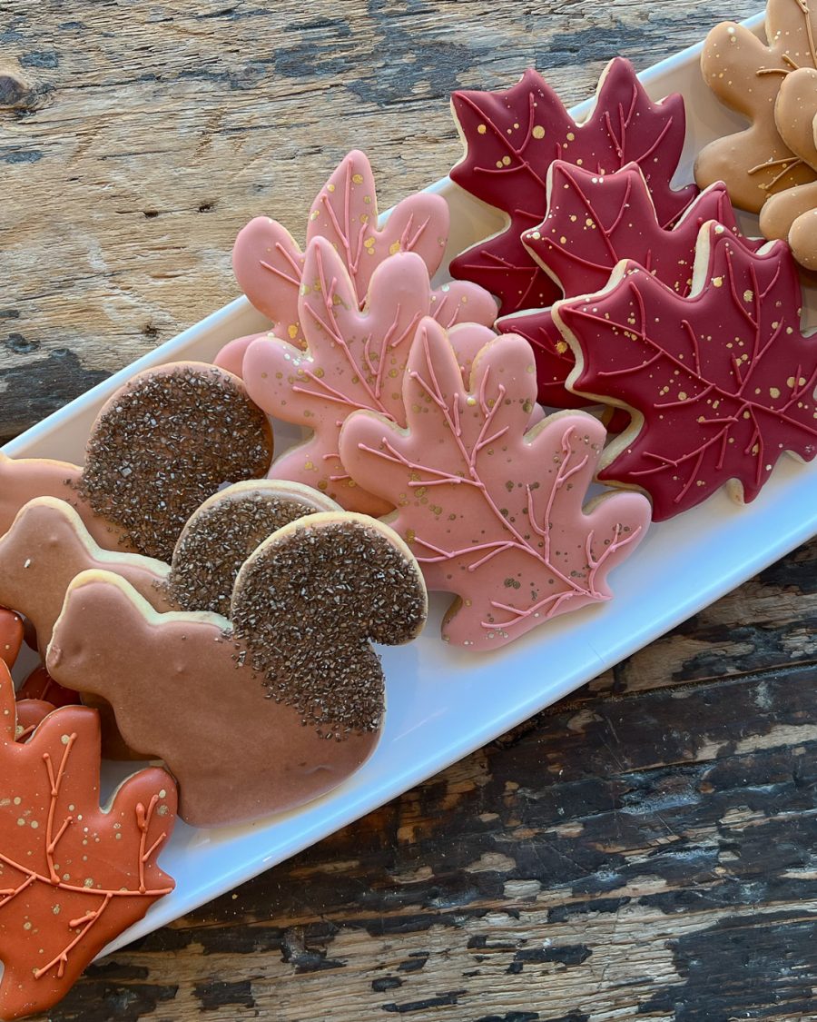Fall Leaves and Squirrel Cookies 2